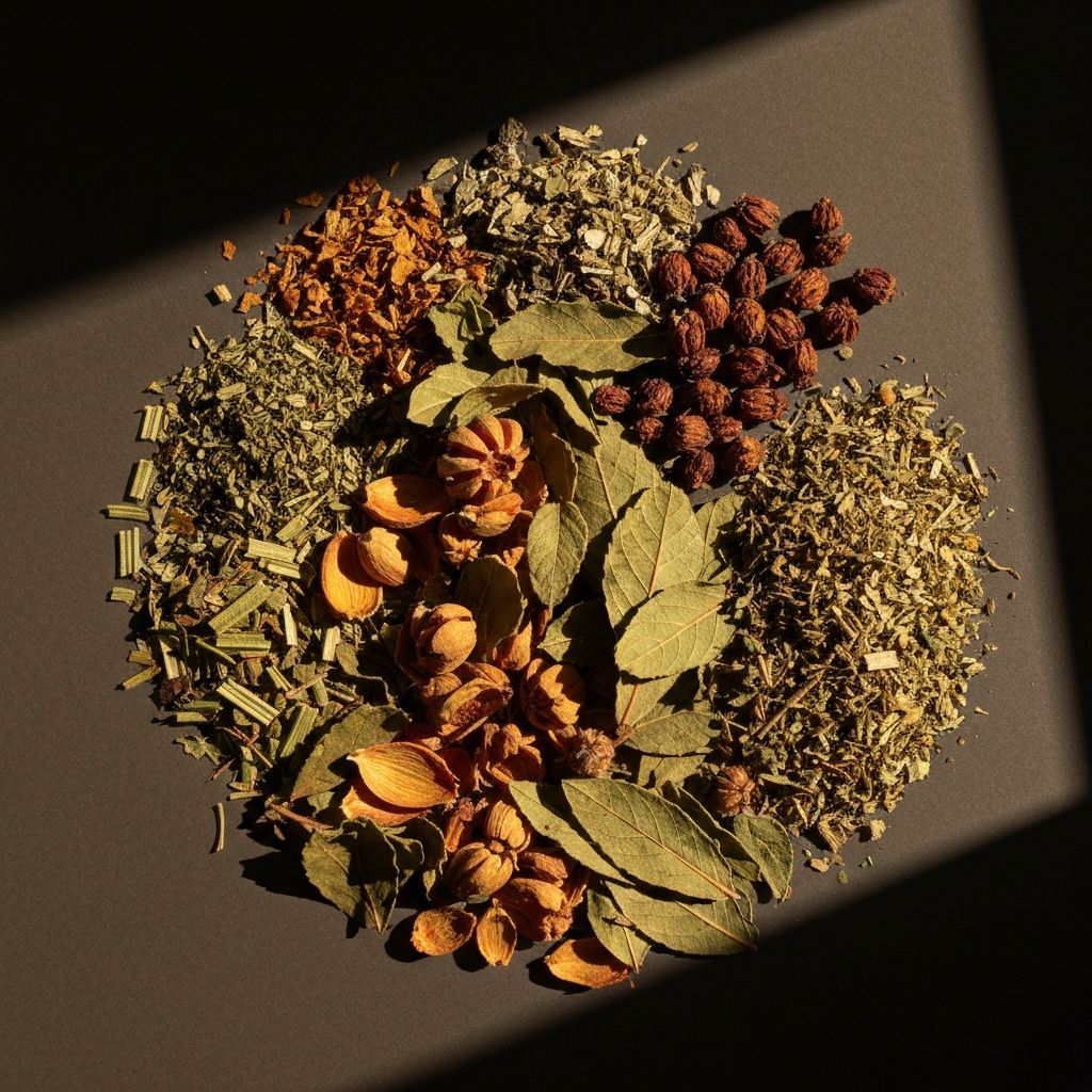 Traditional herbal blend with multiple botanicals